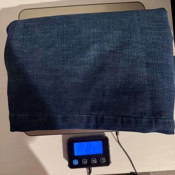 NWT Lane Bryant Signature Fit Wide Leg Womens Plus Sz 24 Dark Wash Denim Jeans - Picture 11 of 11